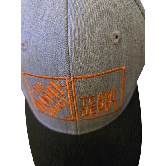 Team HOME DEPOT made exclusively for the Home Depot Foundation grey cap. Adjusta - Picture 2 of 6
